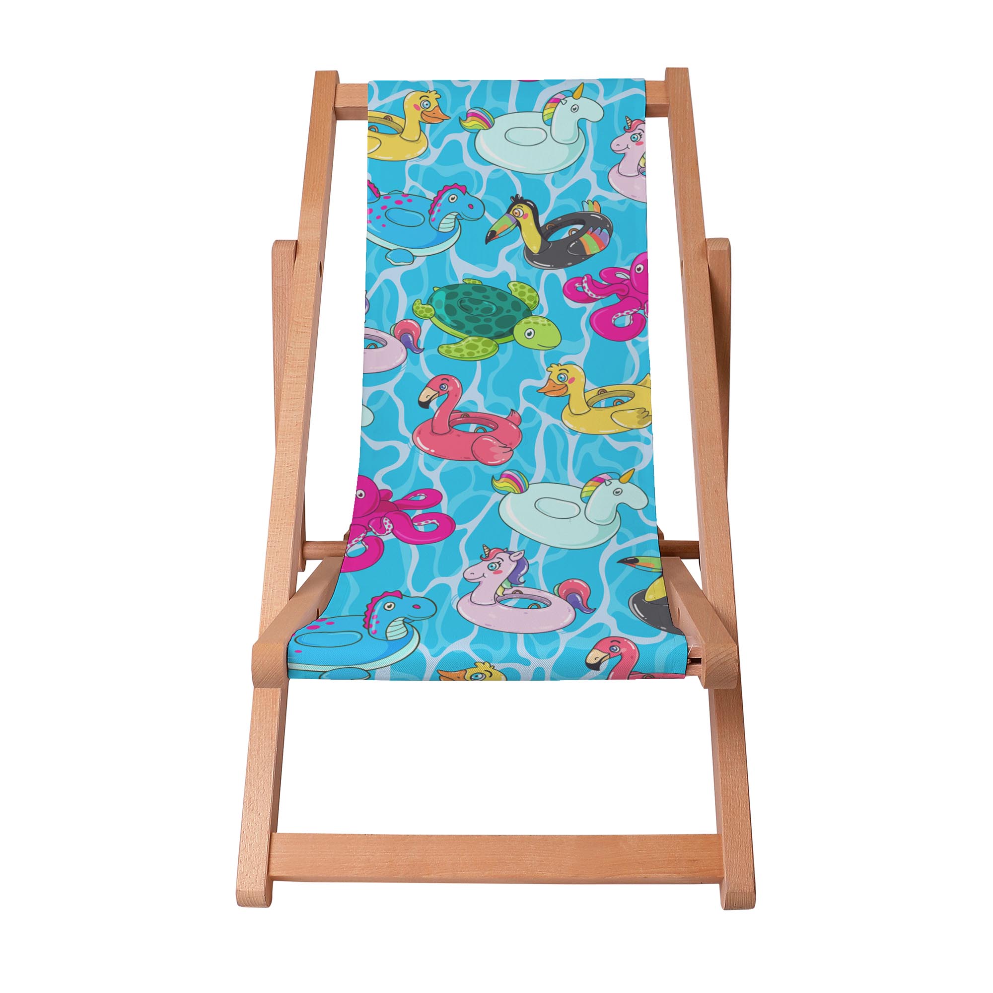 Wooden Deck Chair Pool Toys-S