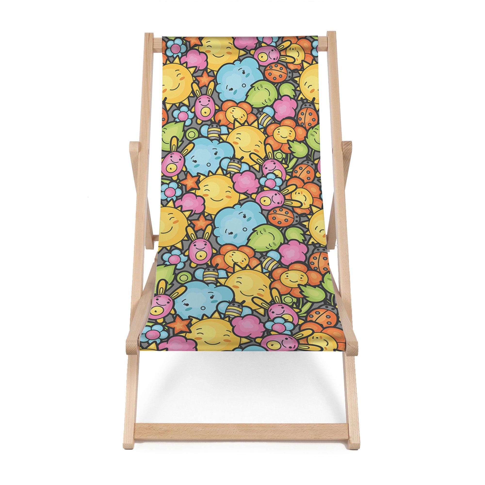 Wooden Deck Chair Friends-M