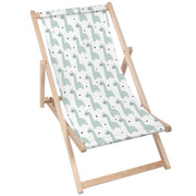 Wooden Deck Chair Sleepy Dinosaur-M