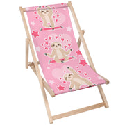 Wooden Deck Chair Sloth Love-M