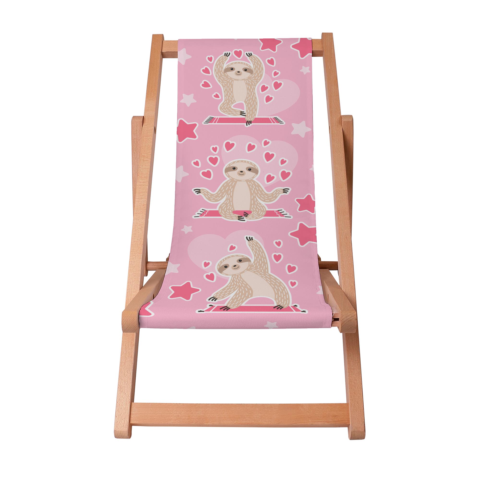 Wooden Deck Chair Sloth Love-S