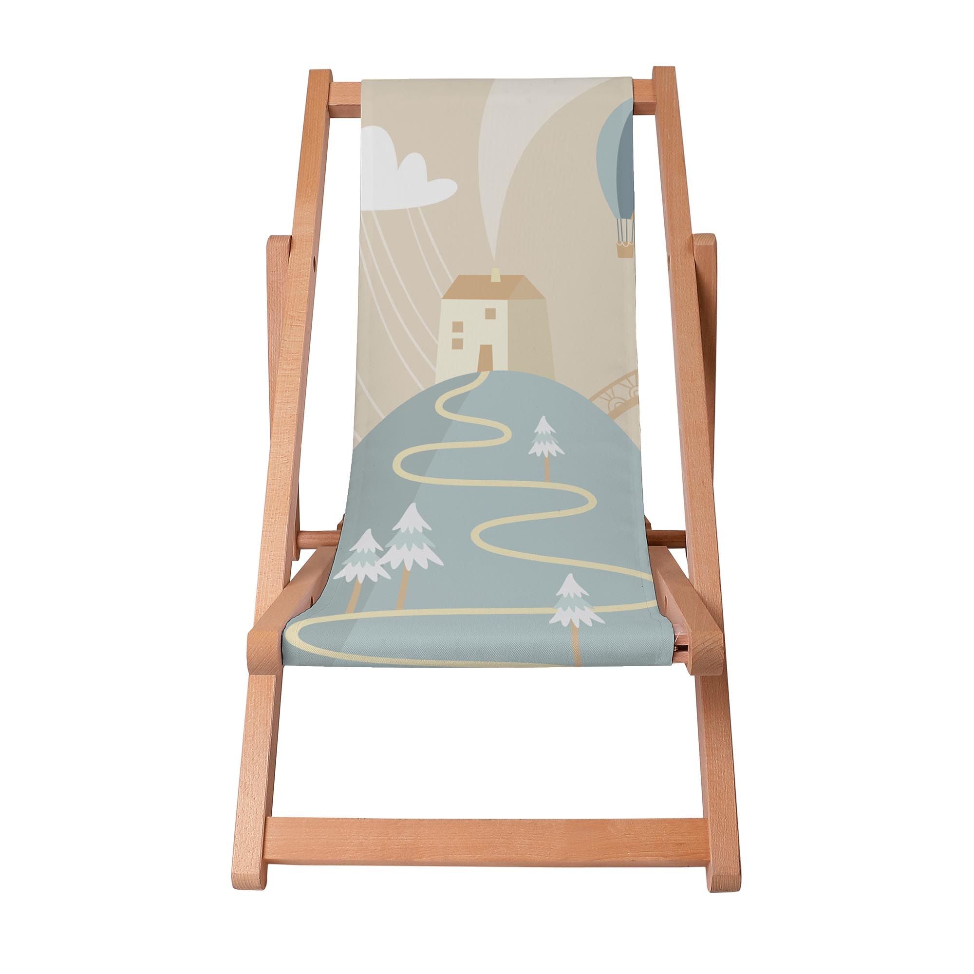 Wooden Deck Chair Sweet Home