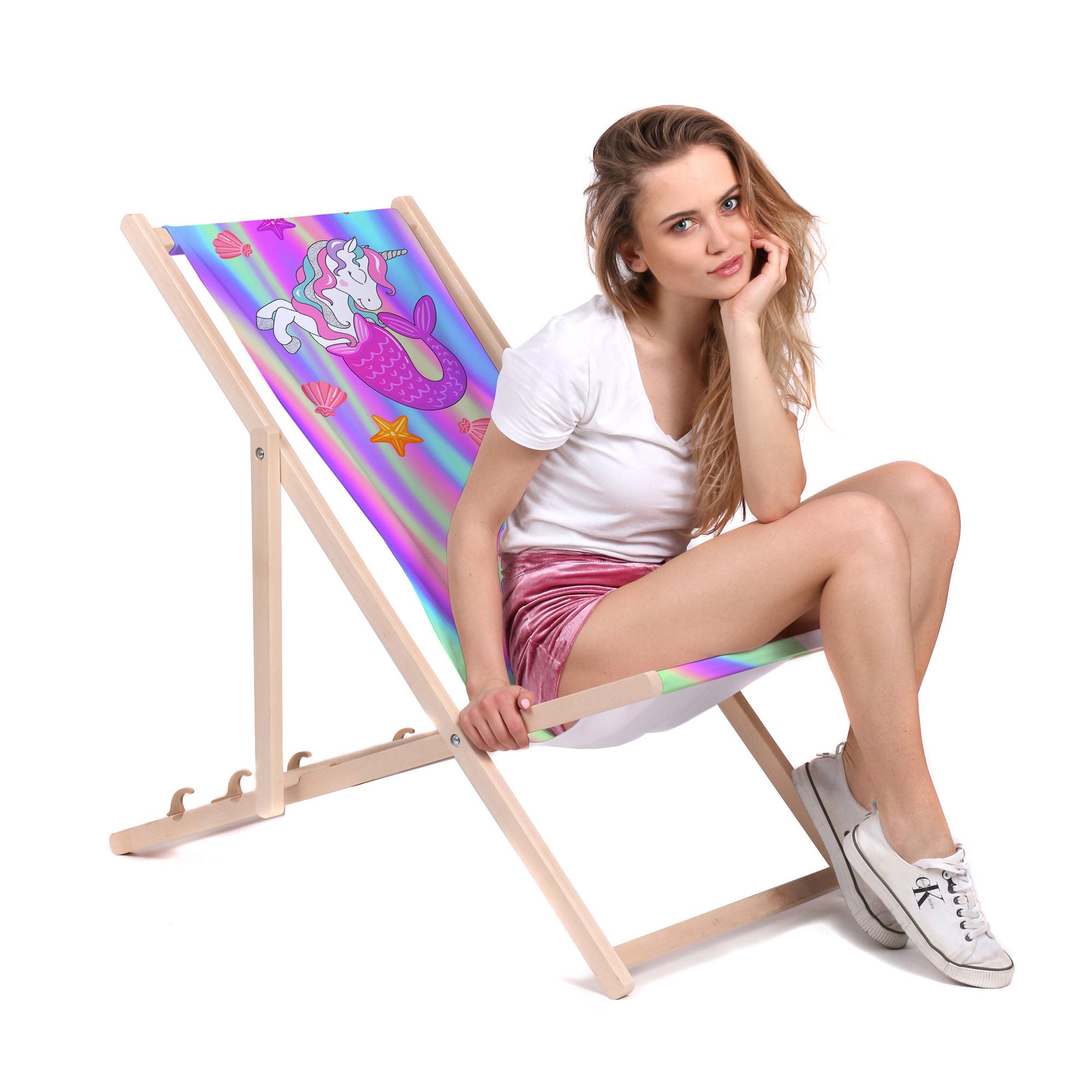 Wooden Deck Chair Mercon-M