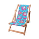 Wooden Deck Chair Swimming Unicorns-S