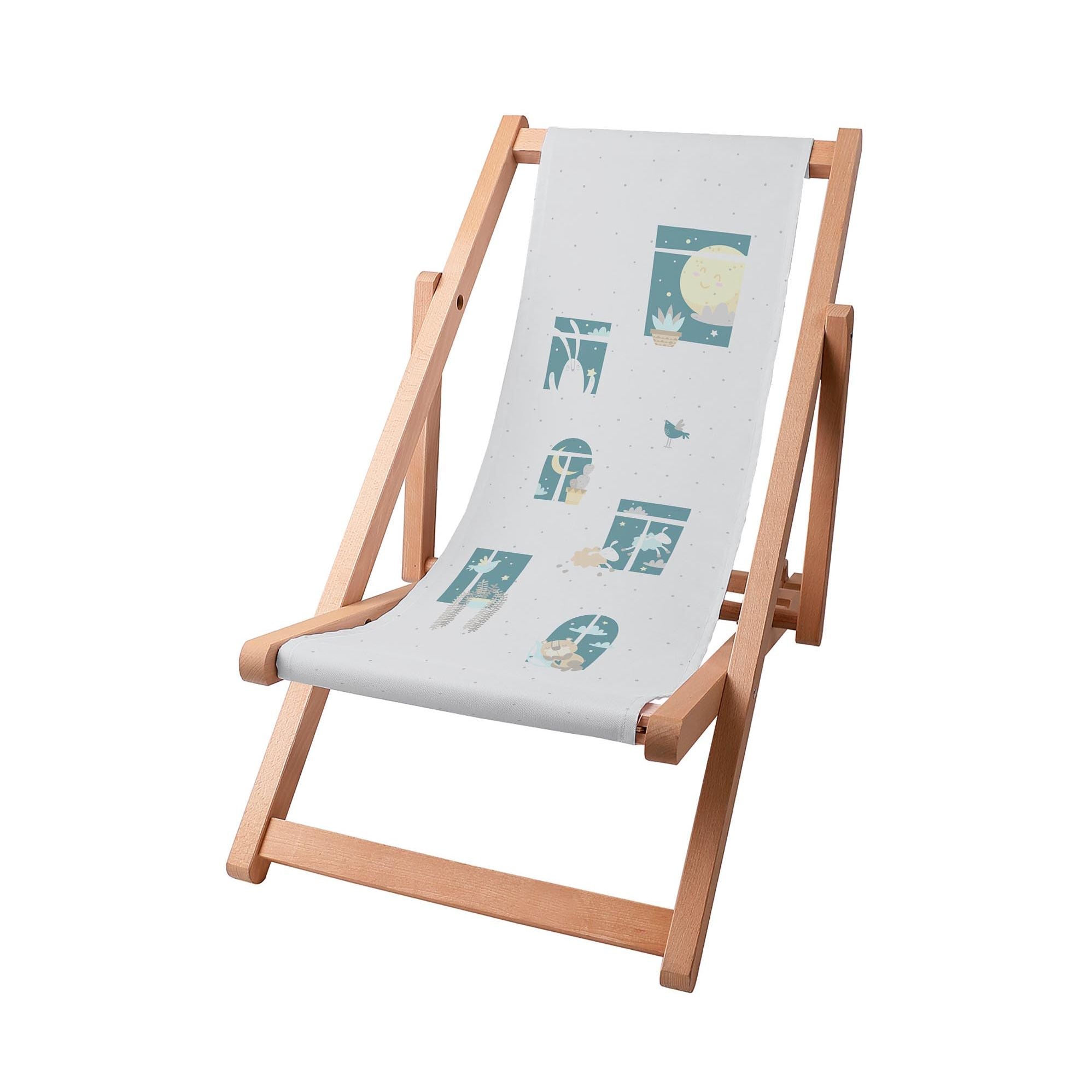 Wooden Deck Chair Windows