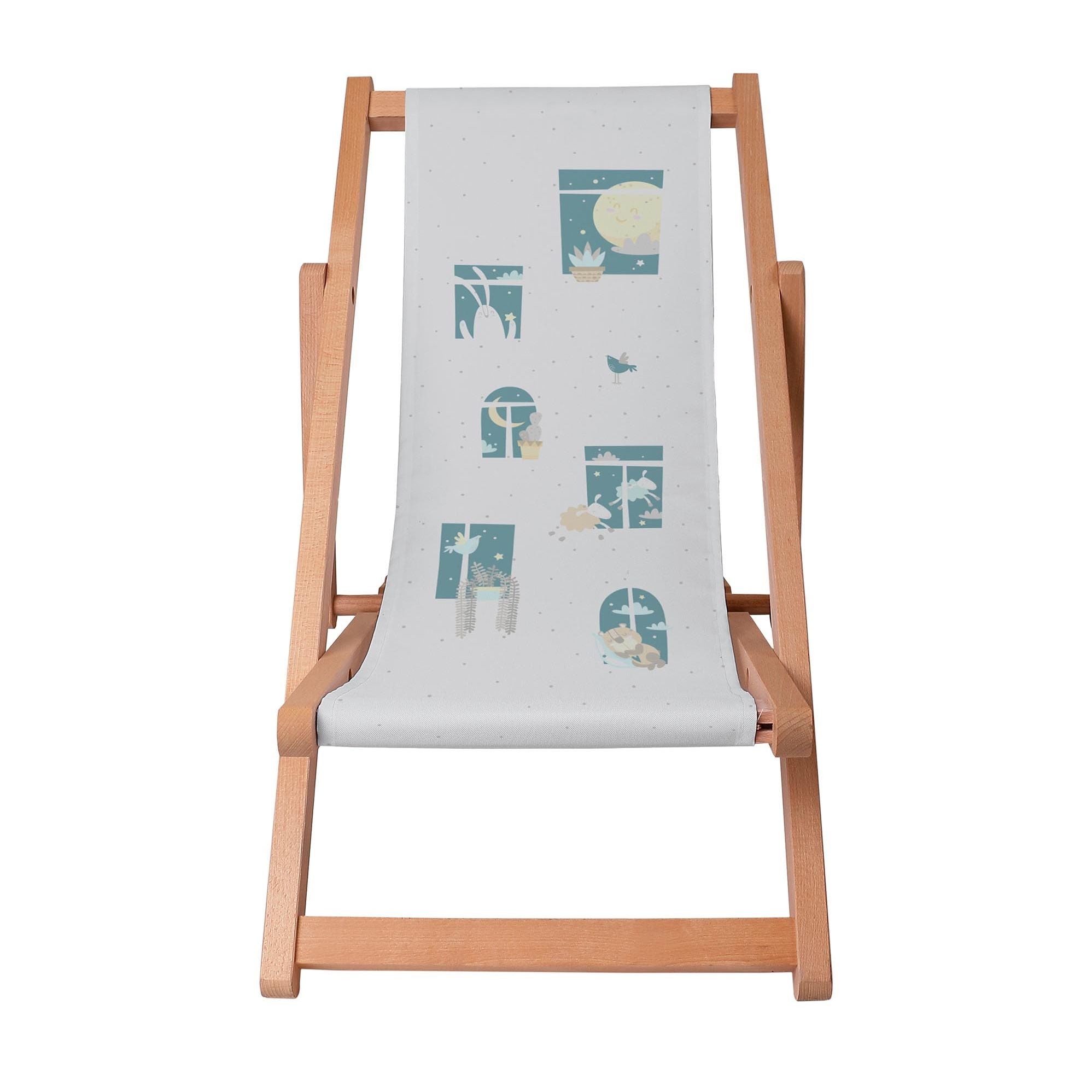 Wooden Deck Chair Windows