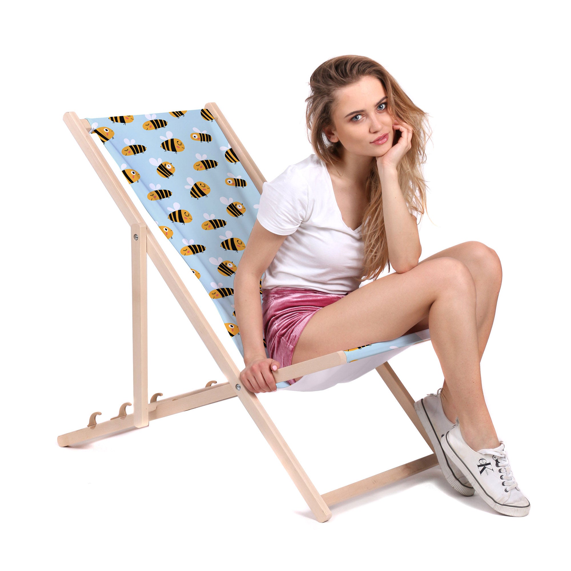 Wooden Deck Chair Bee Life-M