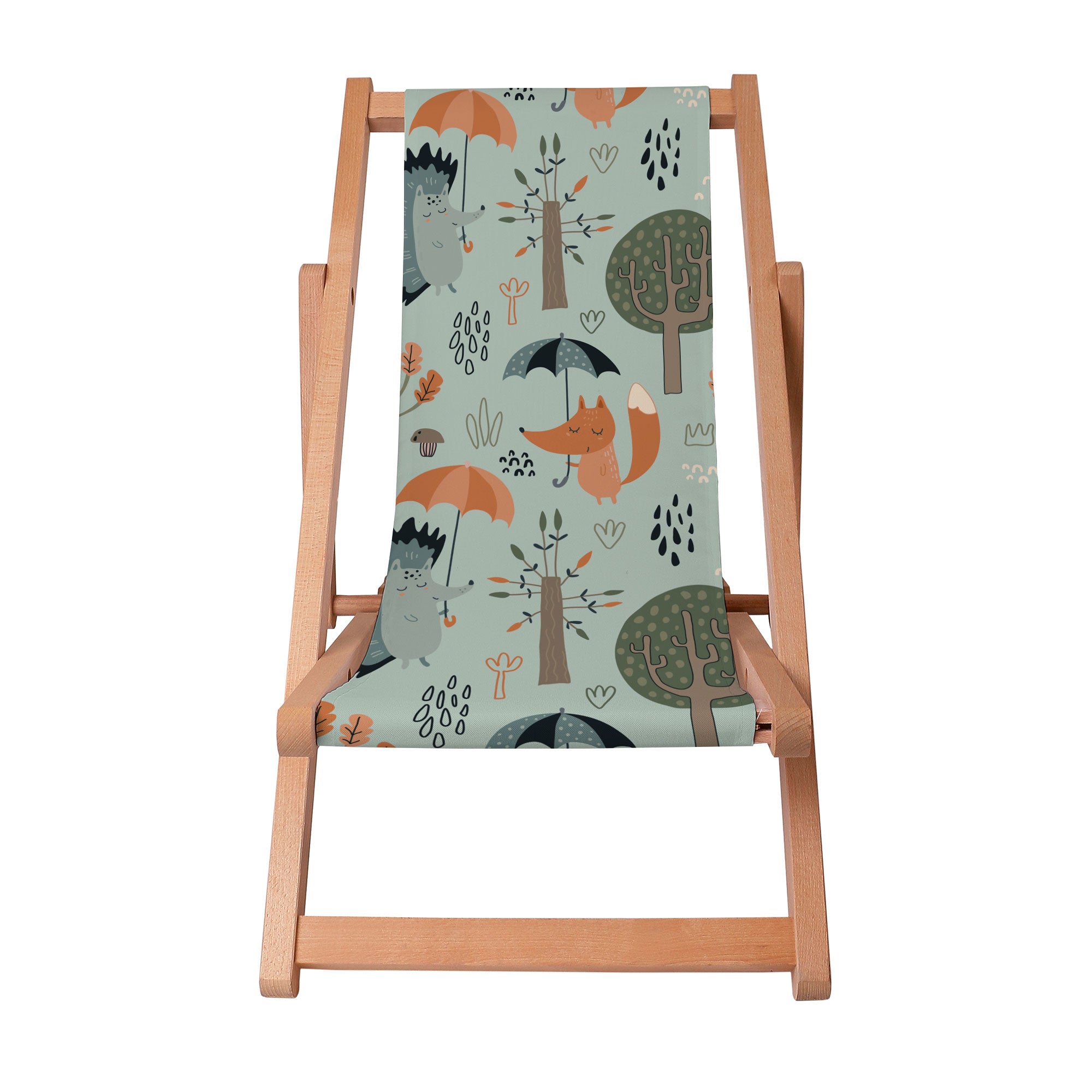 Wooden Deck Chair Autumn Forest-S