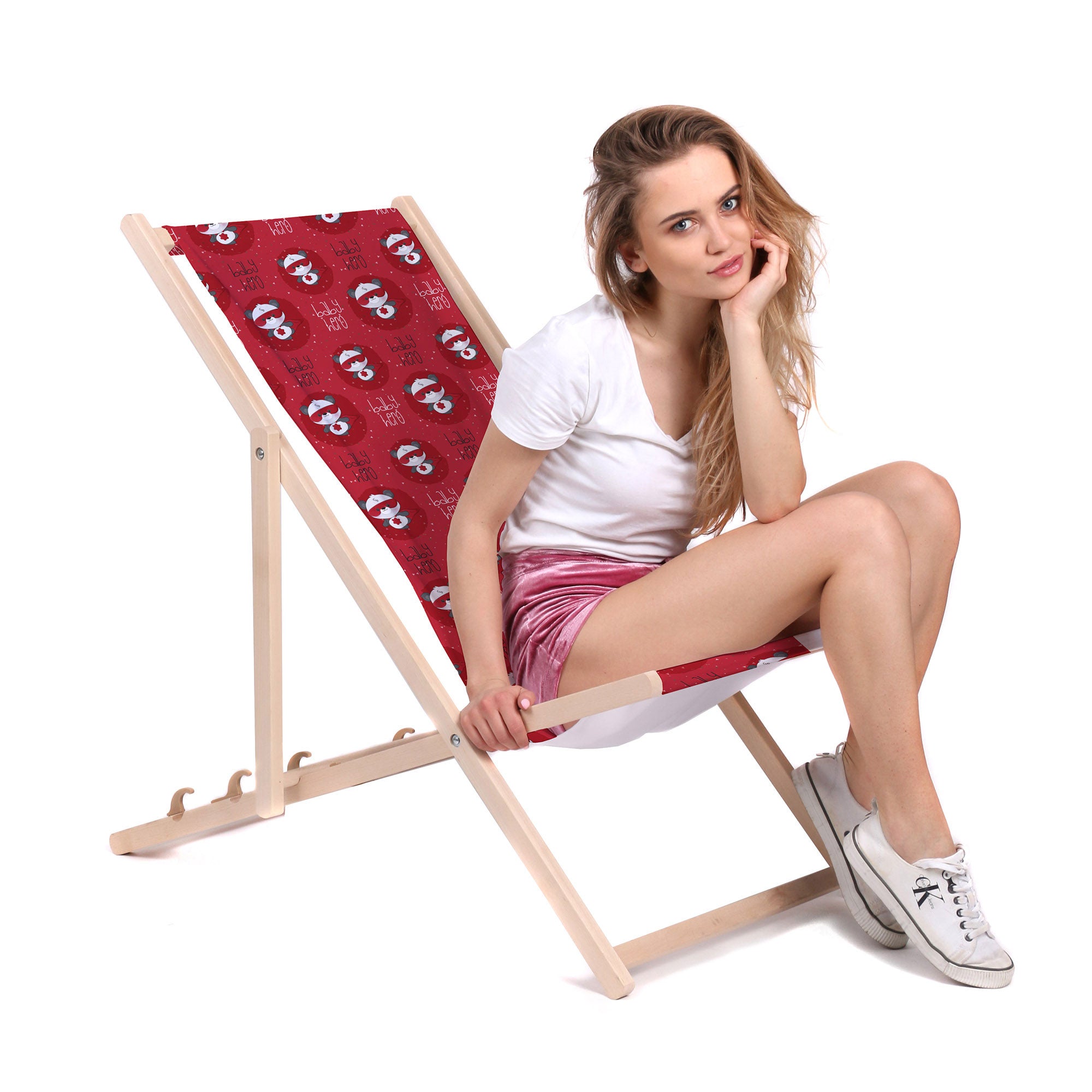 Wooden Deck Chair Baby Hero-M