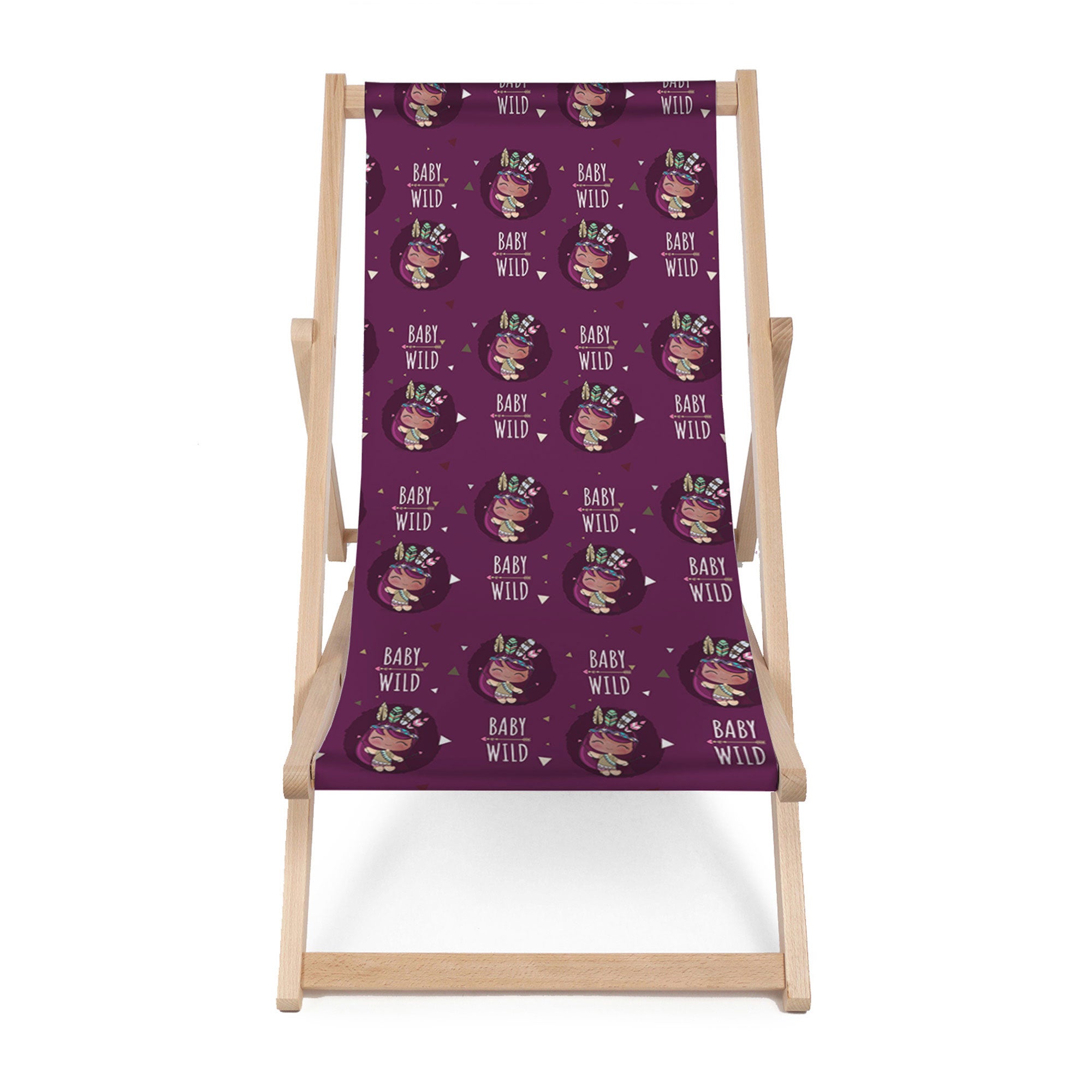 Wooden Deck Chair Baby Wild-M