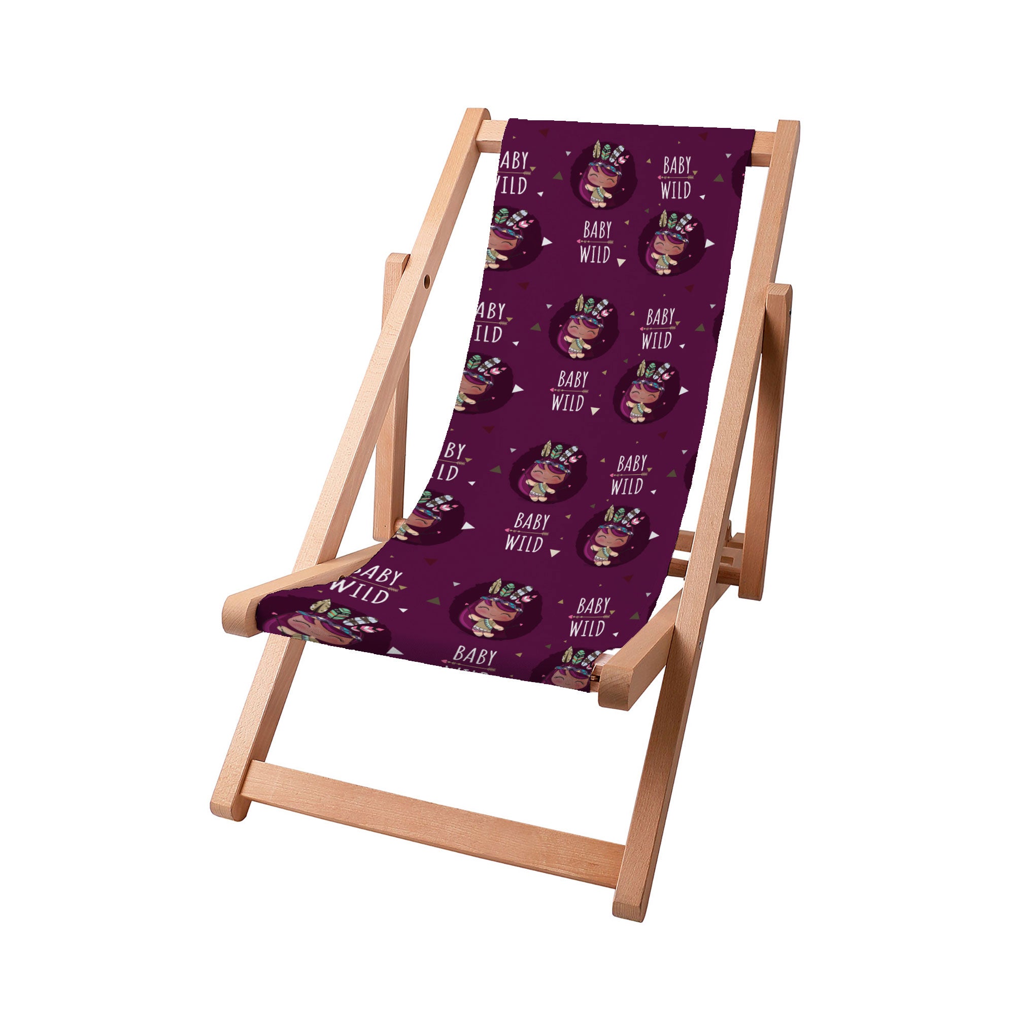 Wooden Deck Chair Baby Wild-S
