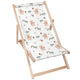 Wooden Deck Chair Bear and Mushrooms-M