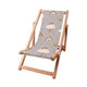 Wooden Deck Chair Beige Rainbow-S