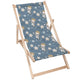 Wooden Deck Chair Boy in Space-M