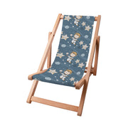 Wooden Deck Chair Boy in Space-S