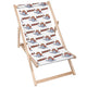 Wooden Deck Chair Cartoon Fox-M