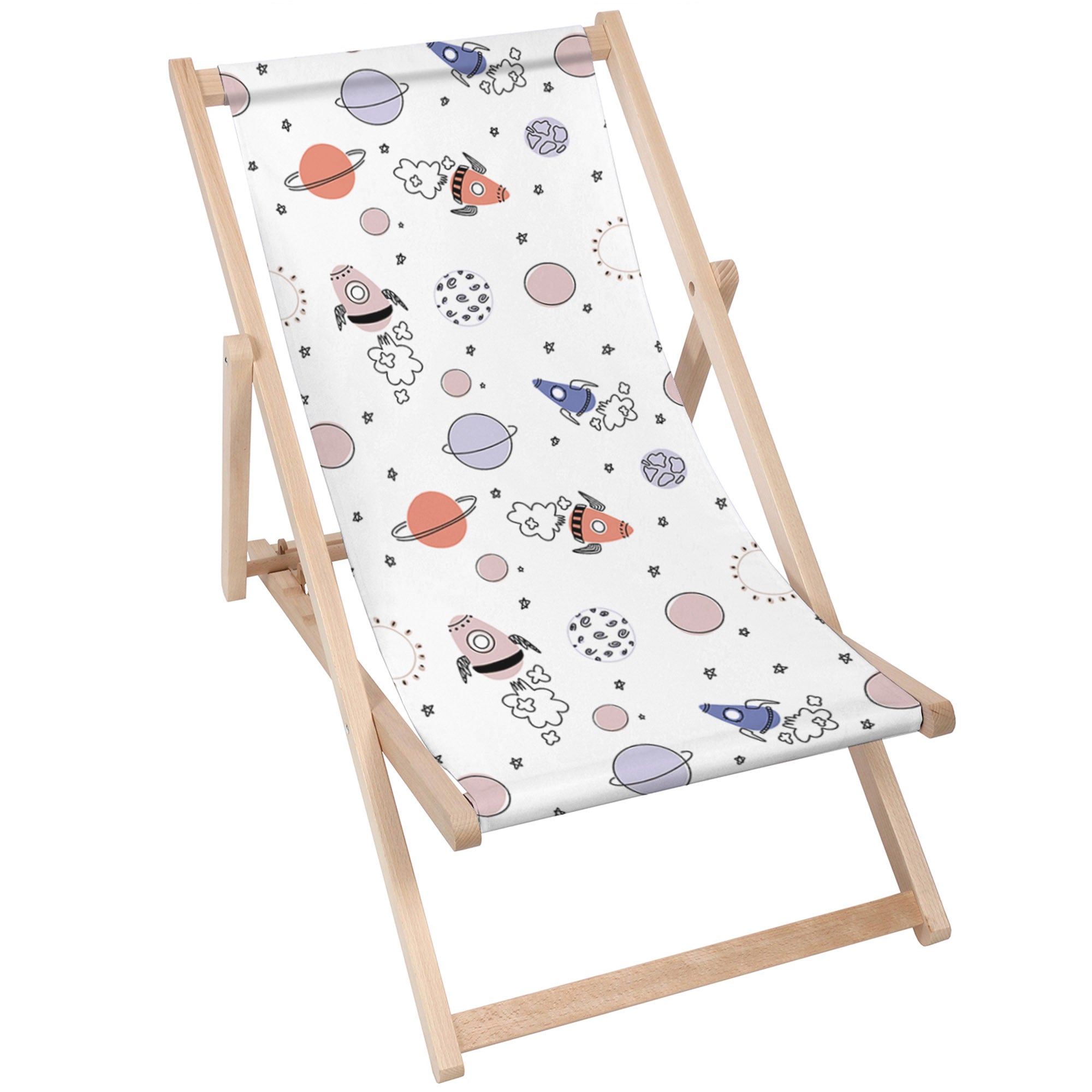 Wooden Deck Chair Cartoon Galaxy-M