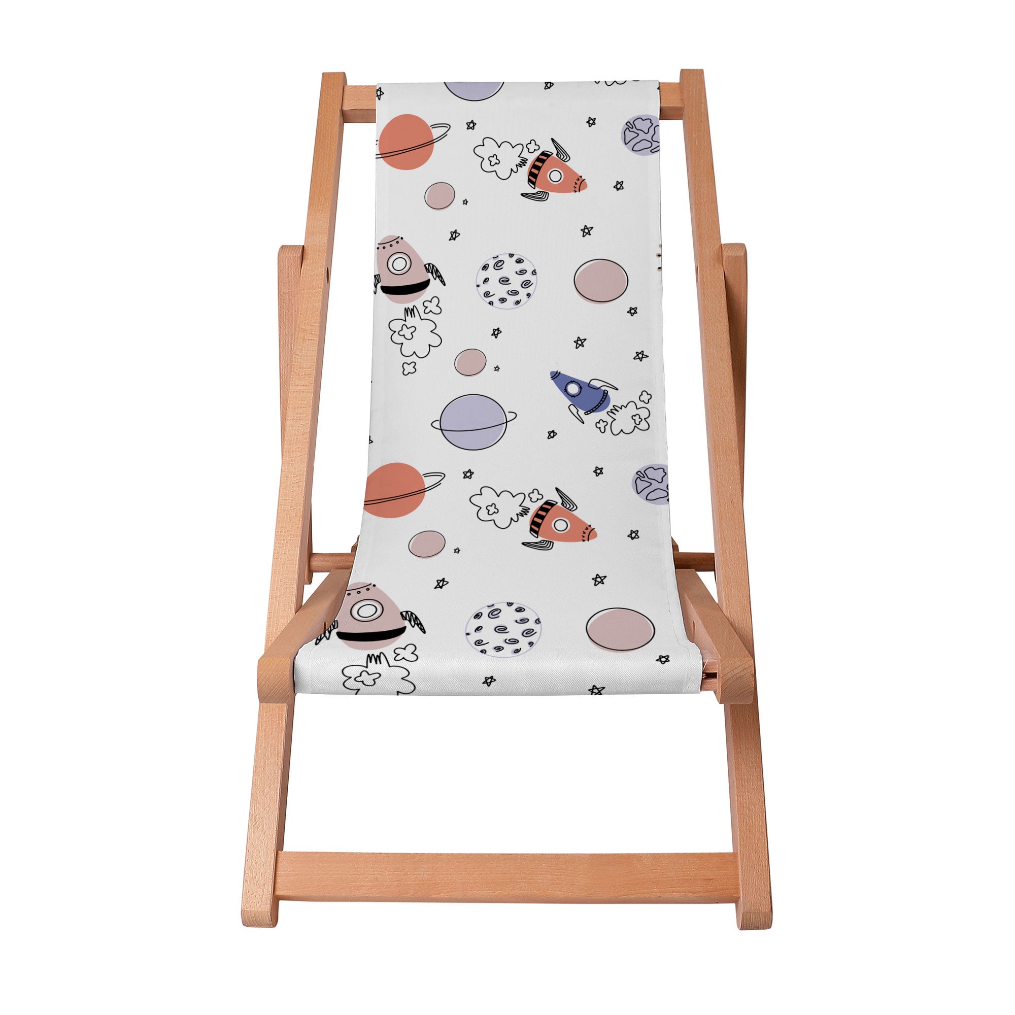 Wooden Deck Chair Cartoon Galaxy-S