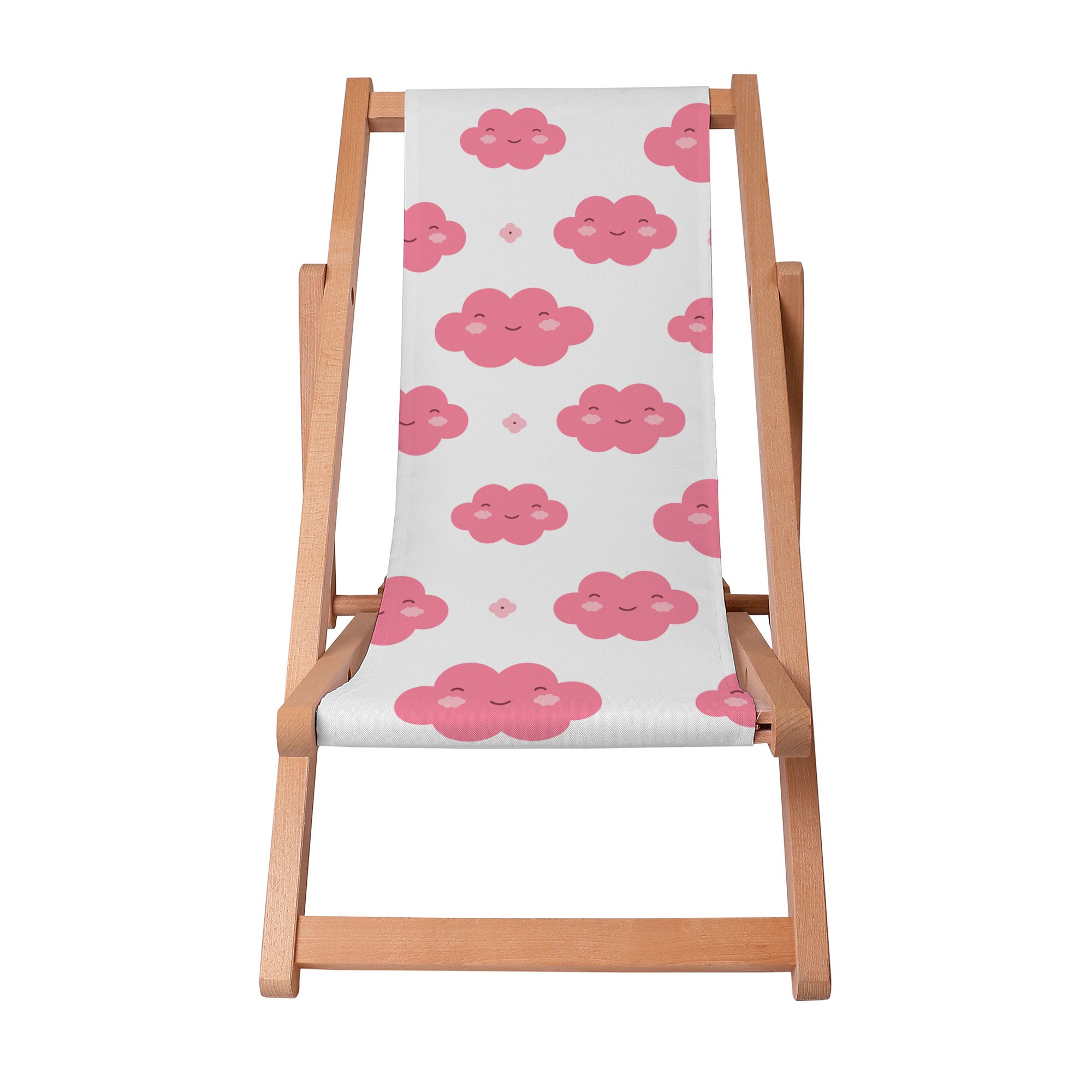 Wooden Deck Chair Cloudy Sunny-S