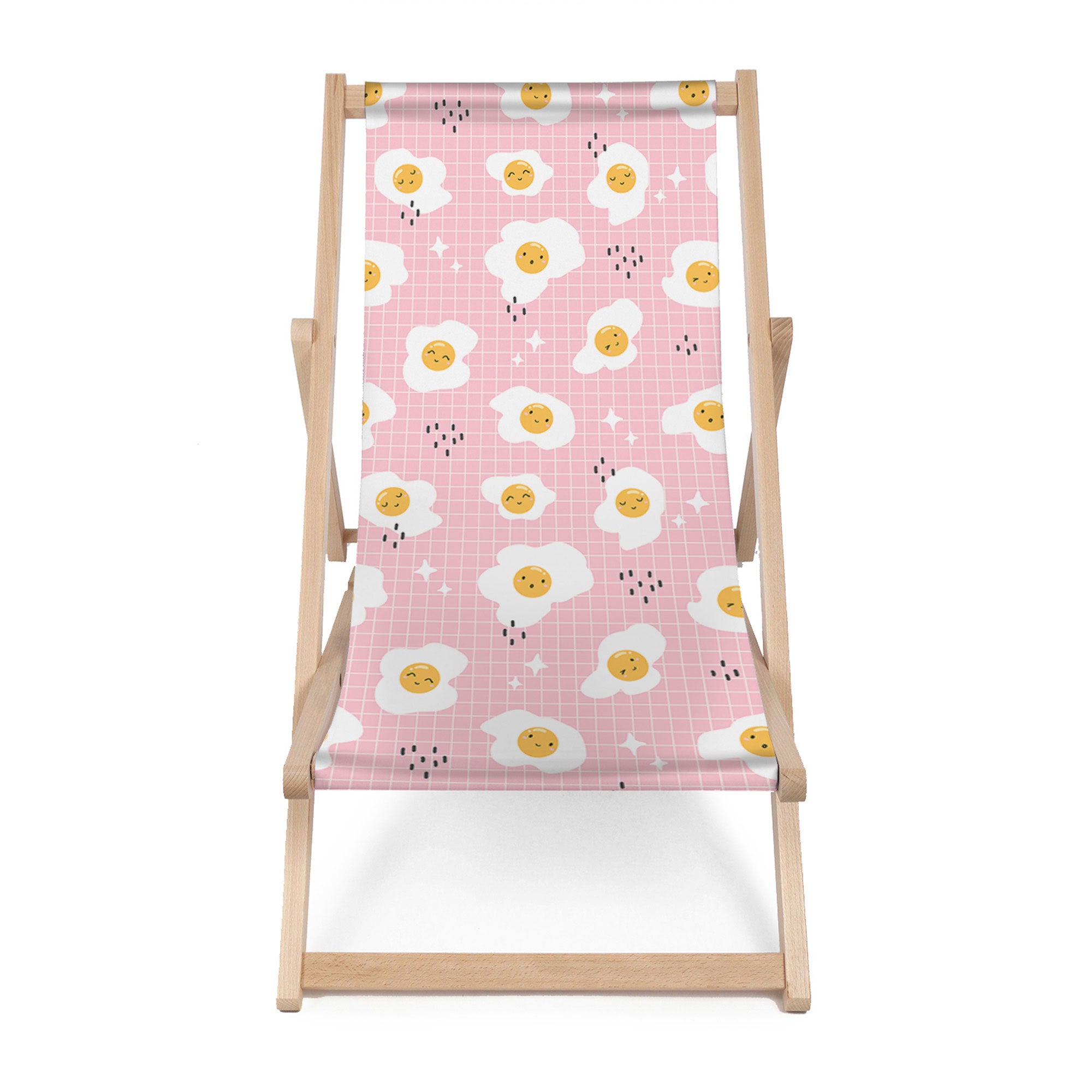 Wooden Deck Chair Cute Egg-M