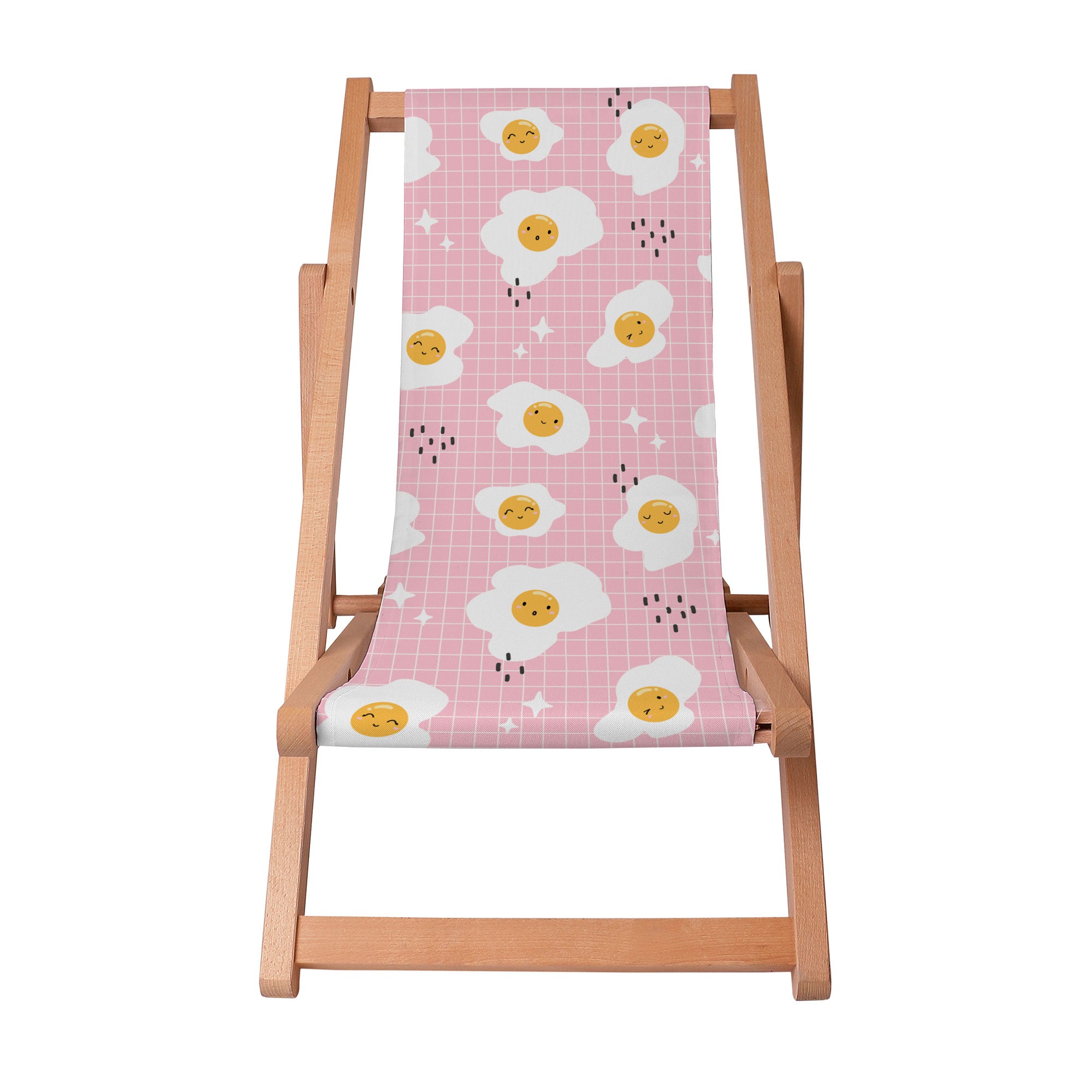 Wooden Deck Chair Cute Egg-S
