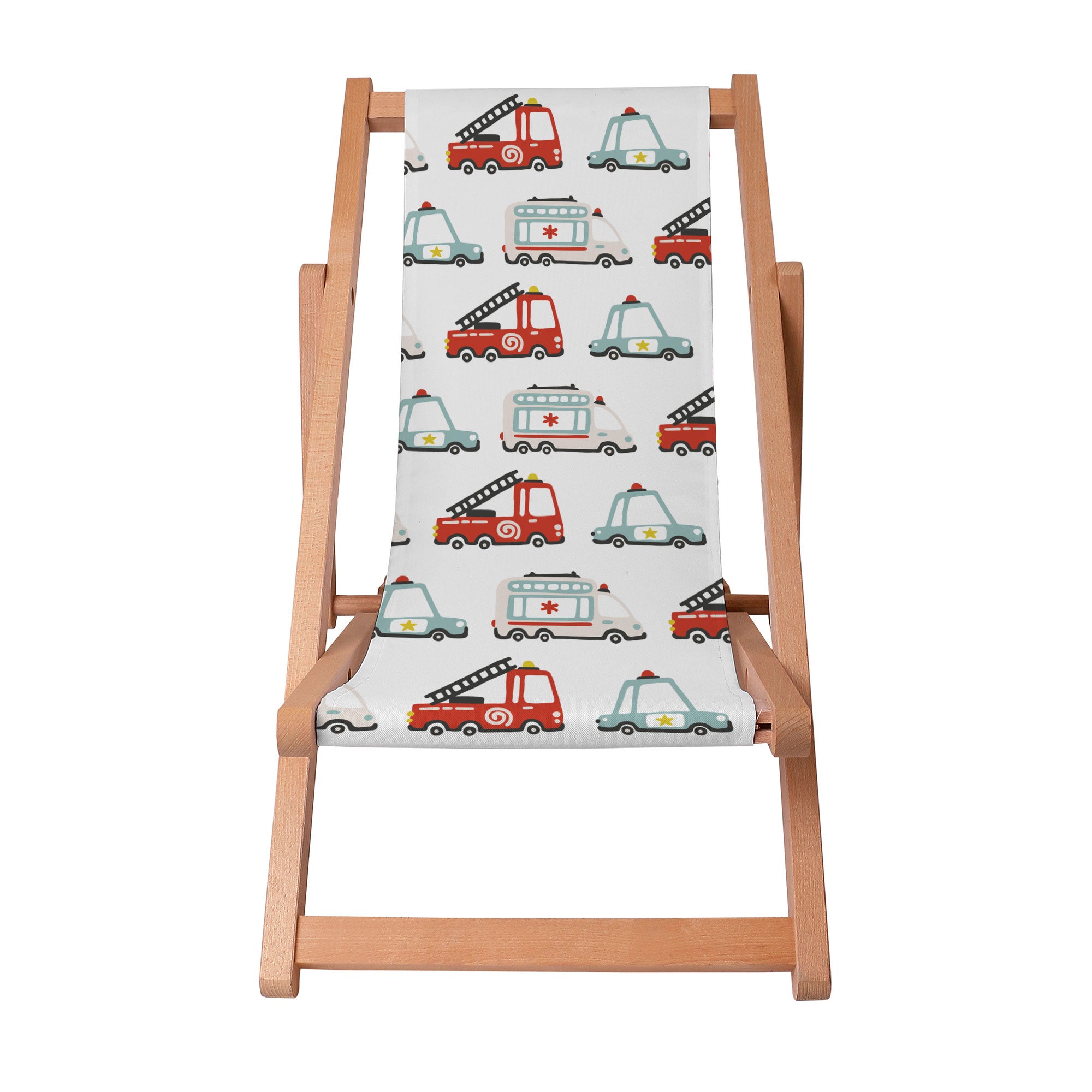 Wooden Deck Chair Emergency Vehicles