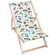Wooden Deck Chair Vehicle Pattern-M
