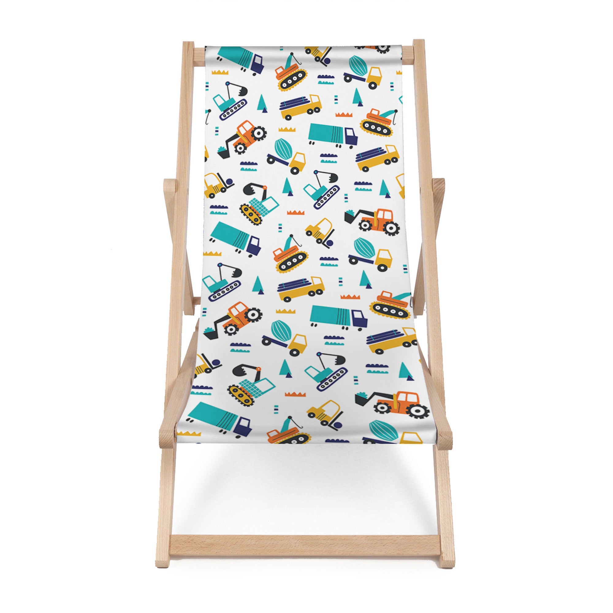 Wooden Deck Chair Vehicle Pattern-M