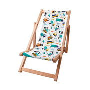 Wooden Deck Chair Vehicle Pattern