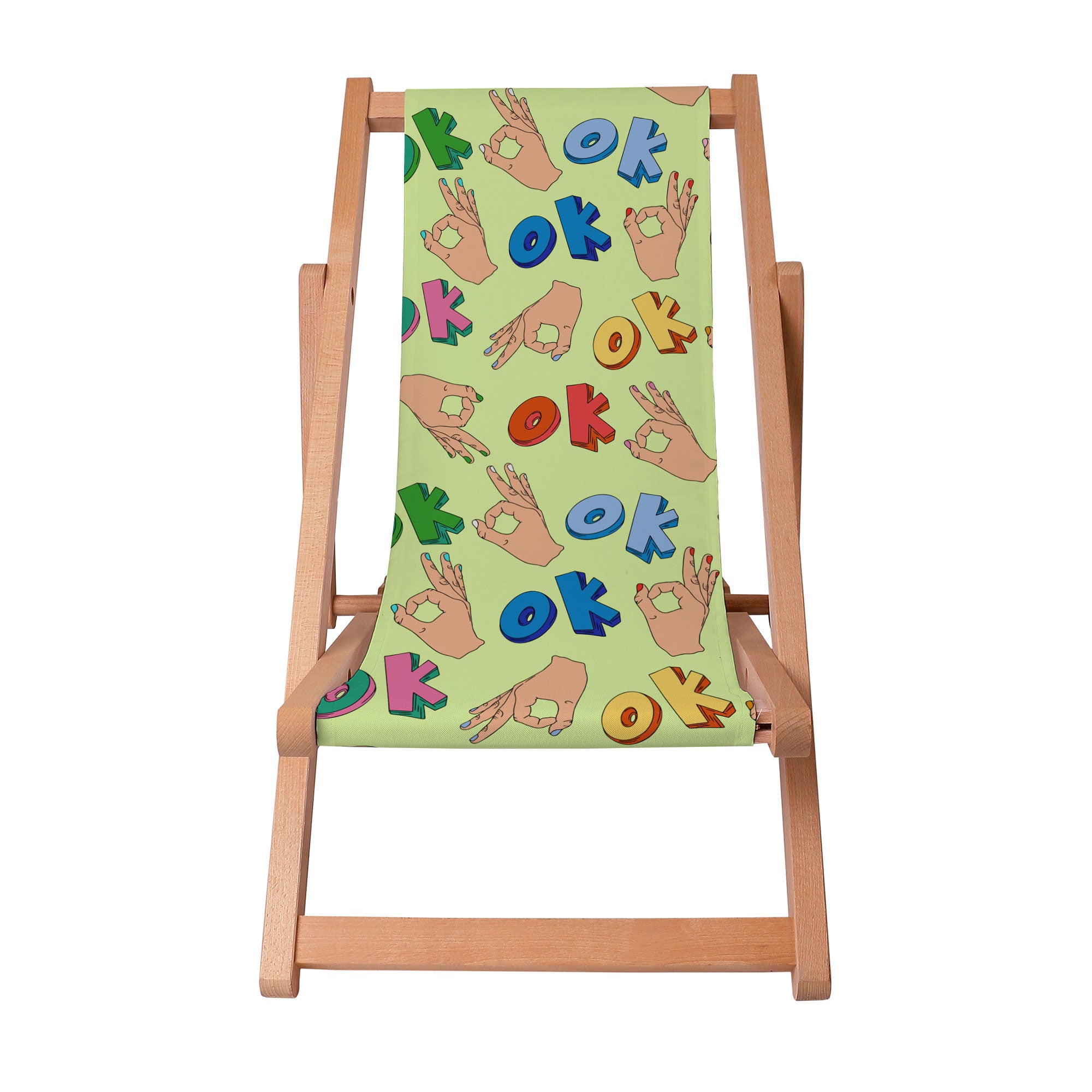 Wooden Deck Chair Everything is ok
