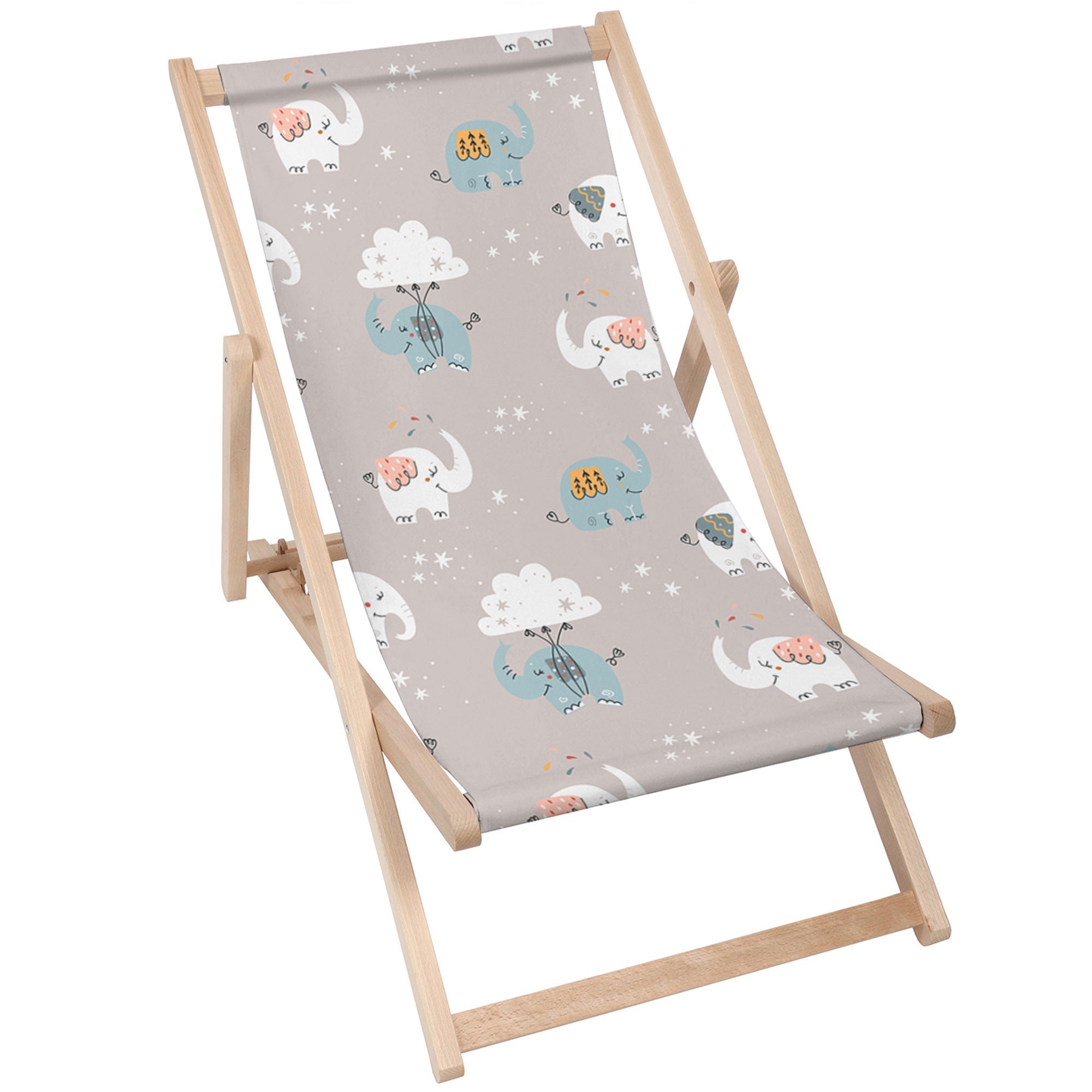 Wooden Deck Chair Fly Elephant-M