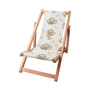 Wooden Deck Chair Funny Monkeys