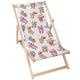 Wooden Deck Chair Funny Turtles-M