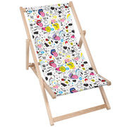 Wooden Deck Chair Girl Power-M