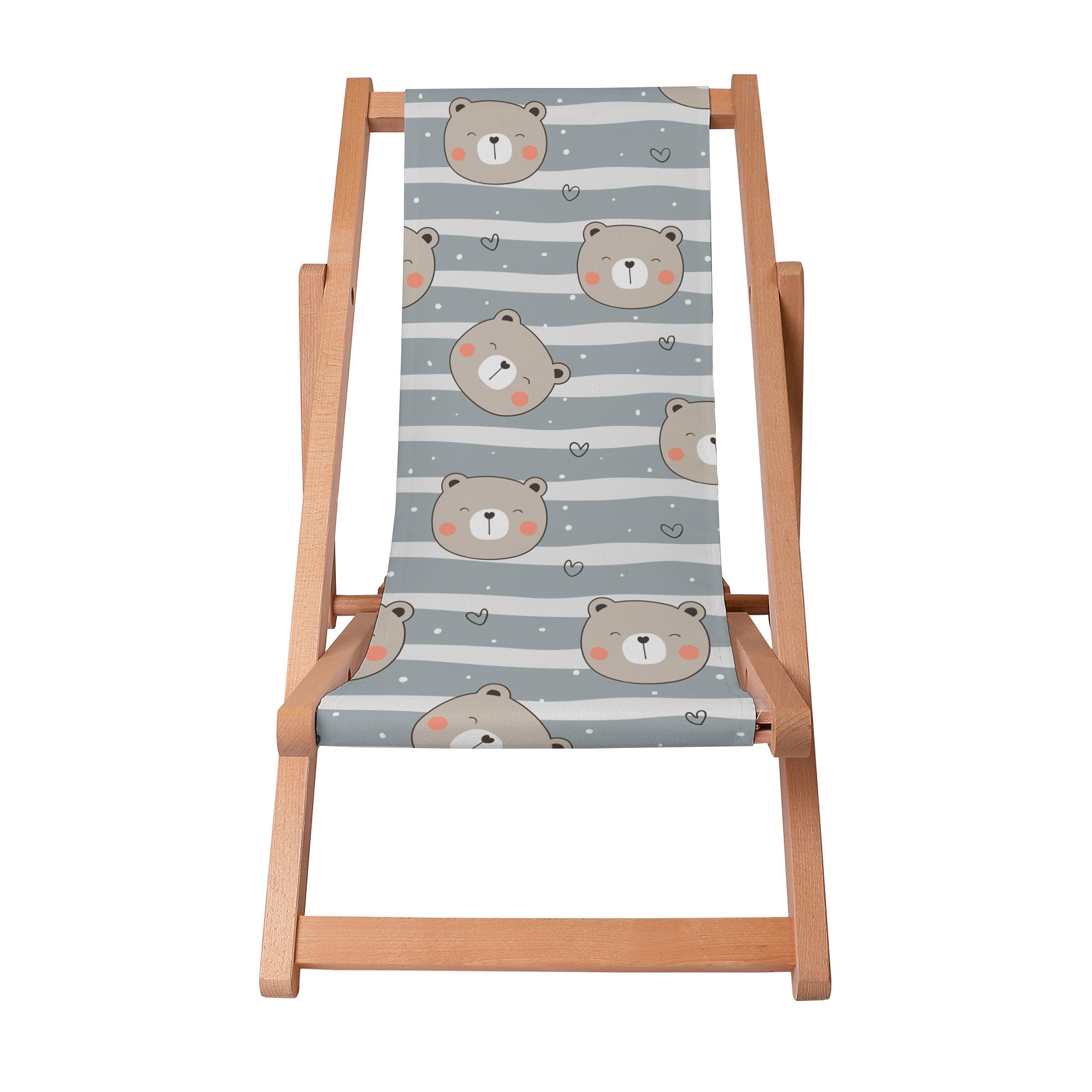 Leżak drewniany Happy Bear-S