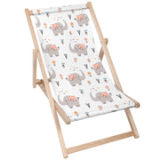 Wooden Deck Chair Happy Elephant-M
