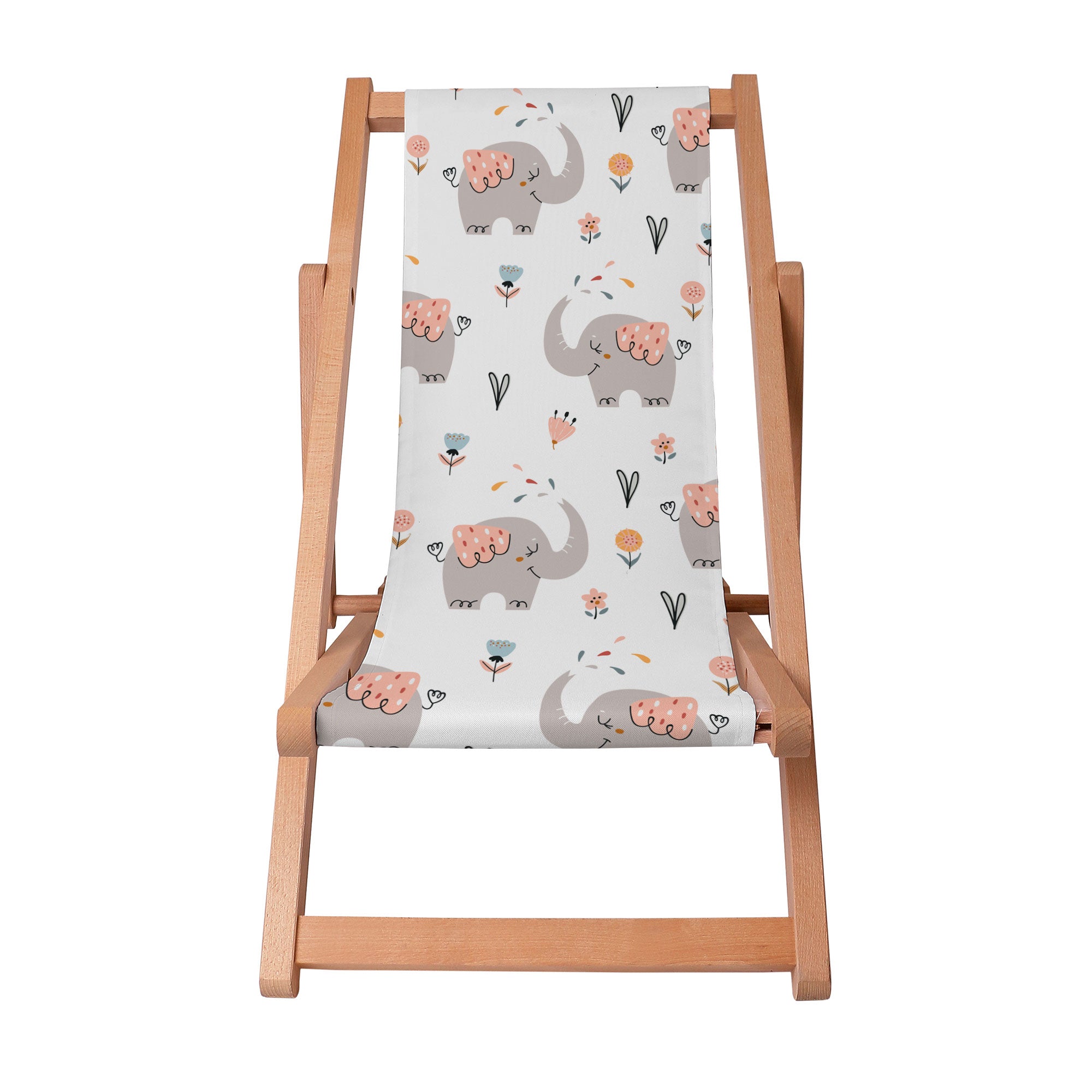 Wooden Deck Chair Happy Elephant-S