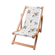 Wooden Deck Chair Knight and Dragon-S