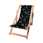Wooden Deck Chair Neon Galaxy