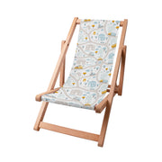 Wooden Deck Chair On the Road-S