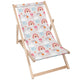 Wooden Deck Chair Pink Rainbow-M