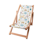 Wooden Deck Chair Rainbow and Bee