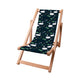 Wooden Deck Chair River Birds-S