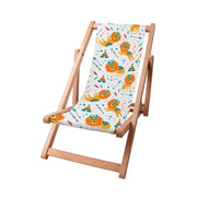 Wooden Deck Chair Sleepy Lions-S