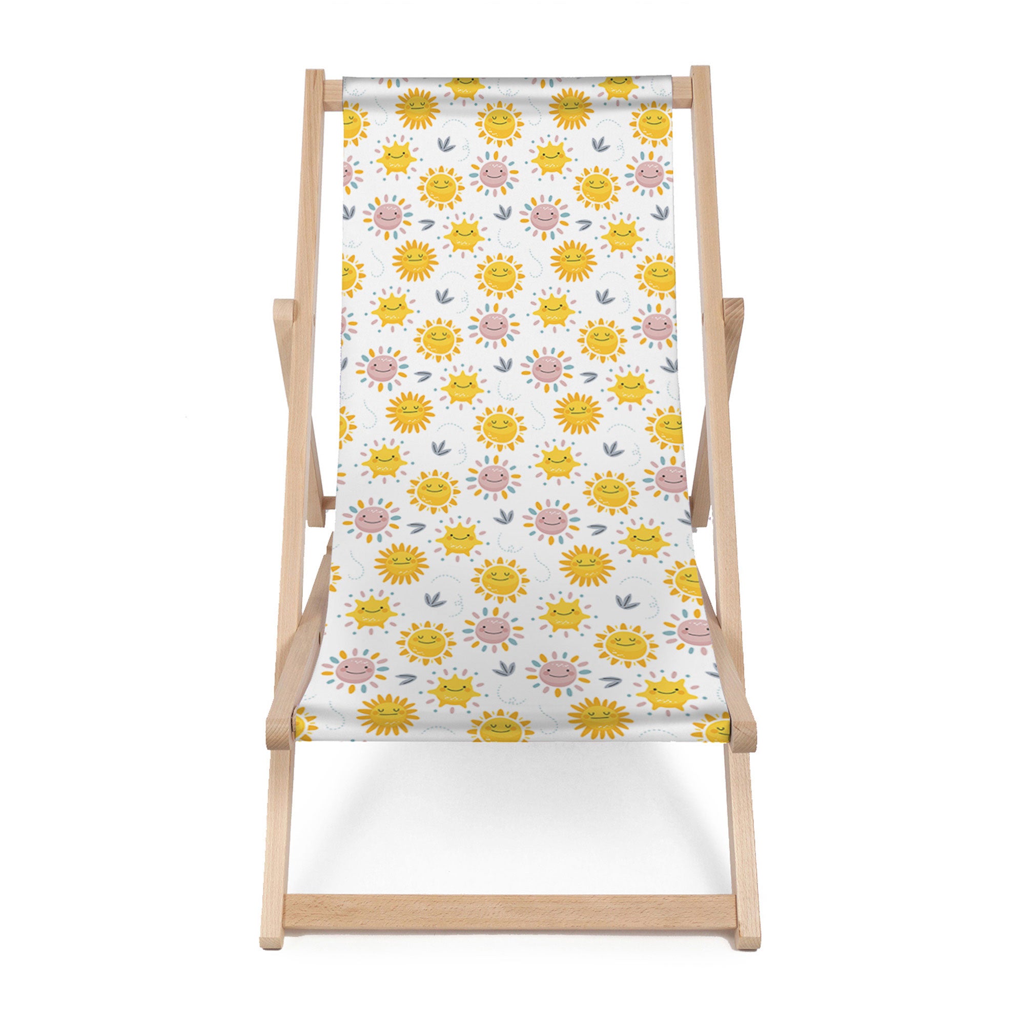 Wooden deck chair Sunny Morning-M