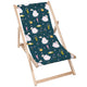 Wooden deck chair Swan Lake-M