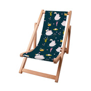 Wooden deck chair Swan Lake-S