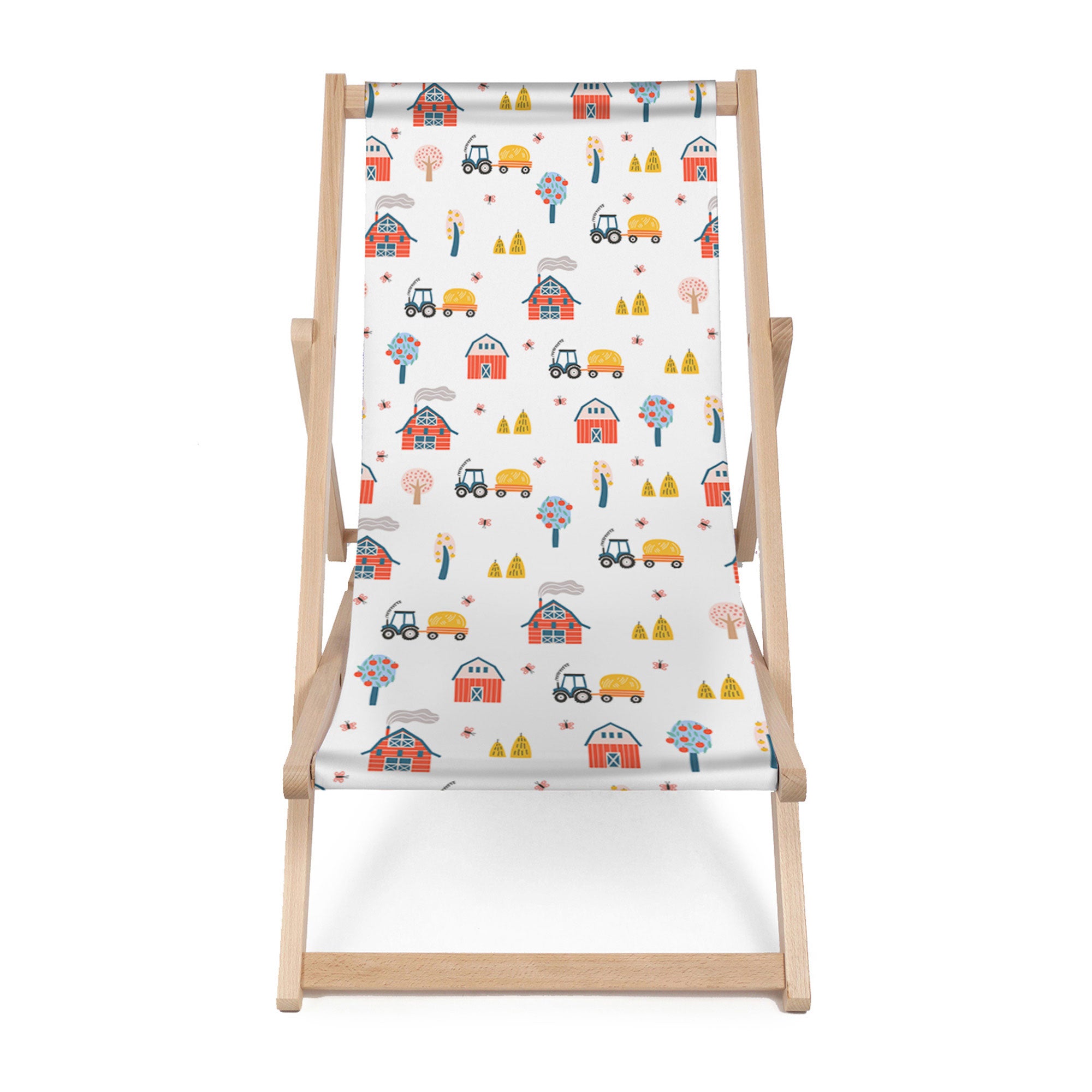 Wooden deck chair This is Farm-M