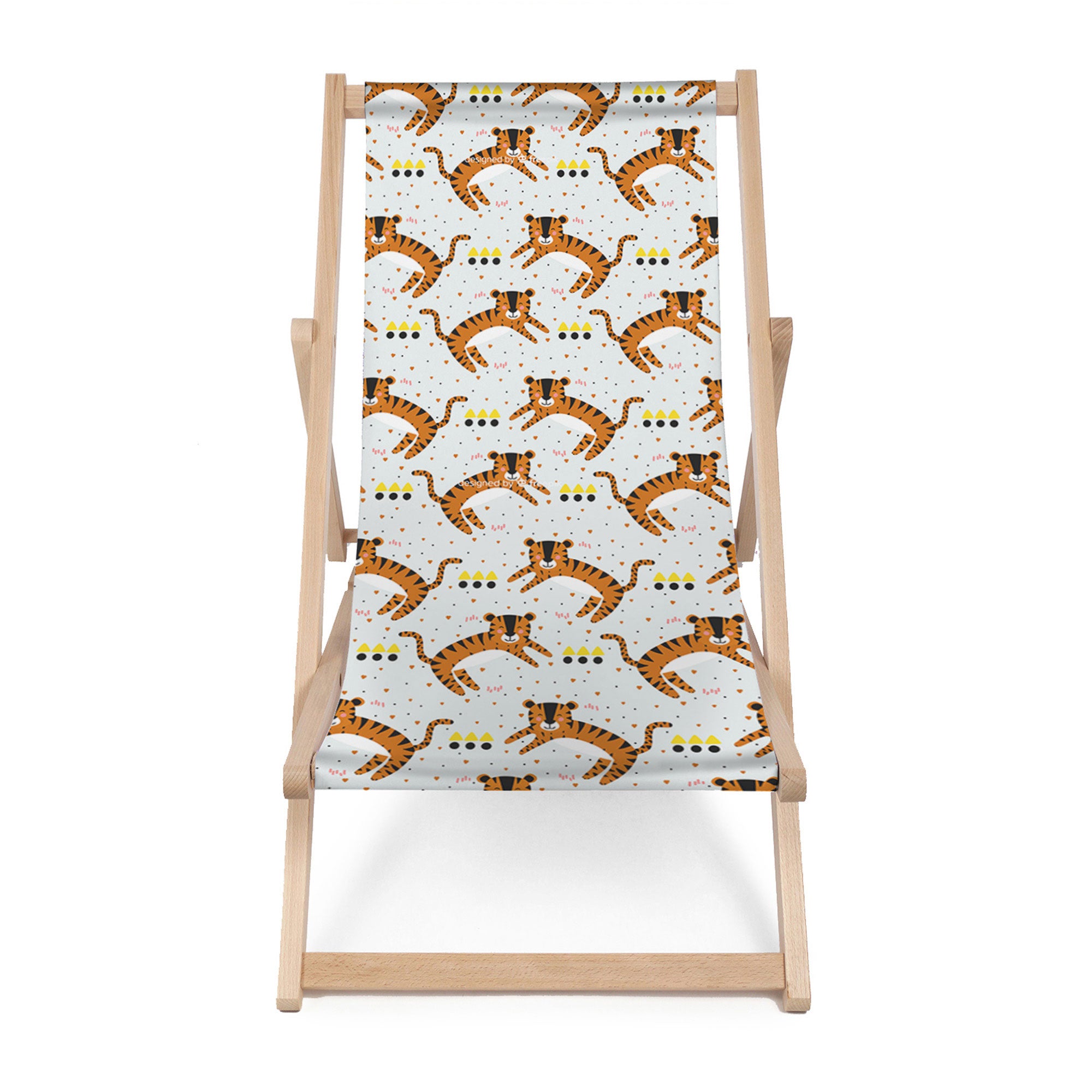 Wooden deck chair Tiger Roar-M