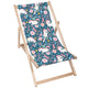 Wooden deck chair Unicorn in the Flowers-M